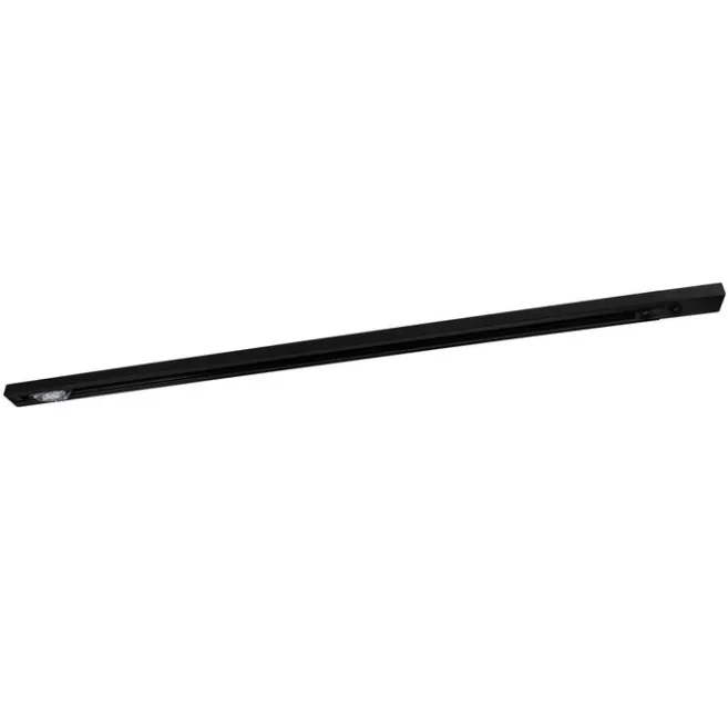 Kinder QAZQA 1 Meter schwarze Schiene für 1-phasige Schiene - Iconic