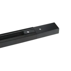 Kinder QAZQA 1 Meter schwarze Schiene für 1-phasige Schiene - Iconic