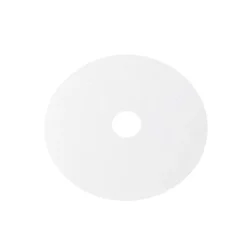 QAZQA Abdeckplatte weiß RAL 9016 11cm rund für Montageplatte