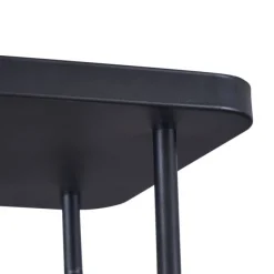 QAZQA Abgerundeter Deckenstrahler schwarz GU10 35mm 4-flammig dreh- und schwenkbar - Kate