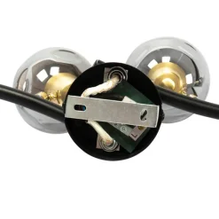 QAZQA Art Deco Deckenleuchte Gold mit Rauchglas 4-Licht - Vidro