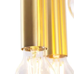 QAZQA Art Deco Deckenleuchte Gold 6-flammig -Tubi