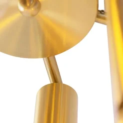 QAZQA Art Deco Deckenleuchte Gold 6-flammig -Tubi