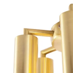 QAZQA Art Deco Deckenleuchte Gold 6-flammig -Tubi