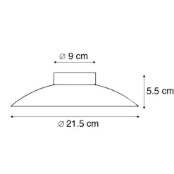 QAZQA Art Deco Deckenleuchte Gold / Messing inkl. LED - So.