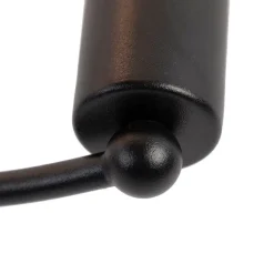 QAZQA Art Deco Deckenleuchte schwarz 4-flammig - Facil