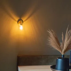 QAZQA Art Deco Deckenstrahler Gold mit Glas verstellbar – Laura