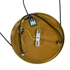 QAZQA Art Deco Hängelampe Messing 45 cm 3-hellrosa - Pallon