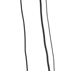 QAZQA Art Deco Hängelampe schwarz 7-Licht - Pallon