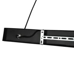 QAZQA Art Deco Hängelampe schwarz mit Rauchglas 3-Licht - Pallon Mezzi