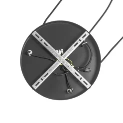 QAZQA Art Deco Hängelampe schwarz 3-flammig mit Rauchglas - Busa