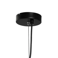 QAZQA Art Deco Hängelampe schwarz 12-flammig - Tubi