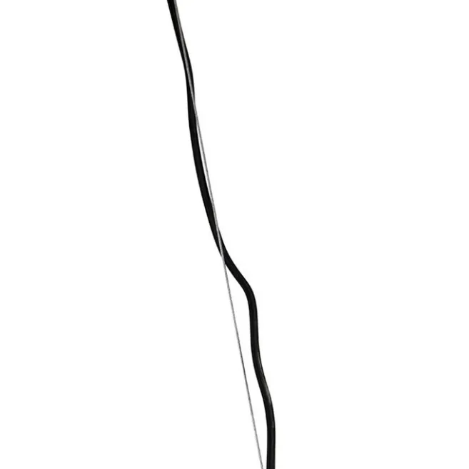 QAZQA Art Deco Hängelampe schwarz mit Glas 8-Licht - Uvas