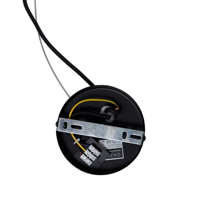 QAZQA Art Deco Hängelampe schwarz mit Glas 8-Licht - Uvas