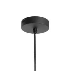 QAZQA Art Deco Hängelampe schwarz mit Goldglas 20 cm - Pallon