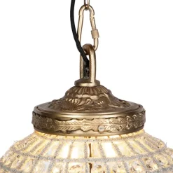 QAZQA Art Deco Hängelampenkristall mit Gold 35 cm - Kasbah
