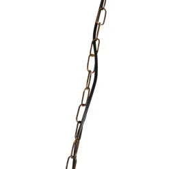 QAZQA Art Deco Kronleuchter Gold 5-Licht mit weißen Kappen - Botanica