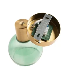 QAZQA Art Deco Spot Gold mit grünem Glas - Vidro