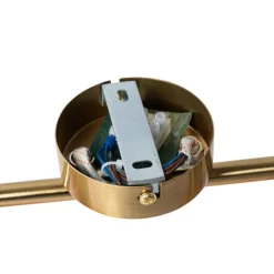 QAZQA Art Deco Spot Gold mit grünem Glas 4-flammig - Vidro