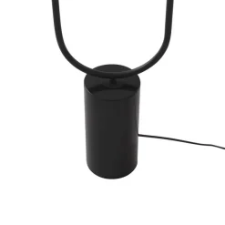 QAZQA Art Deco Stehleuchte schwarz mit Rauchglas 2-flammig - Rid