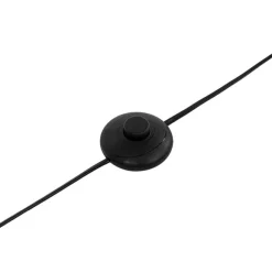 QAZQA Art Deco Stehleuchte schwarz mit Rauchglas 2-Licht - Pallon