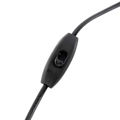 QAZQA Art Deco Tischlampe Bronze mit samtrotem Schirm 35 cm - Areka