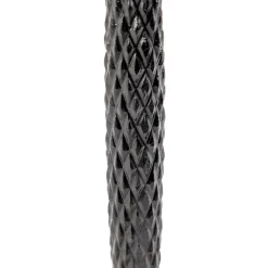 QAZQA Art Deco Tischlampe Bronze mit samtrotem Schirm 35 cm - Areka