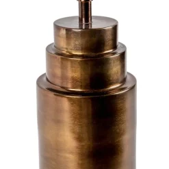 QAZQA Art Deco Tischlampe Bronze ohne Schirm - Bruut