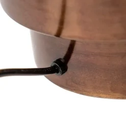 QAZQA Art Deco Tischlampe Bronze ohne Schirm - Bruut