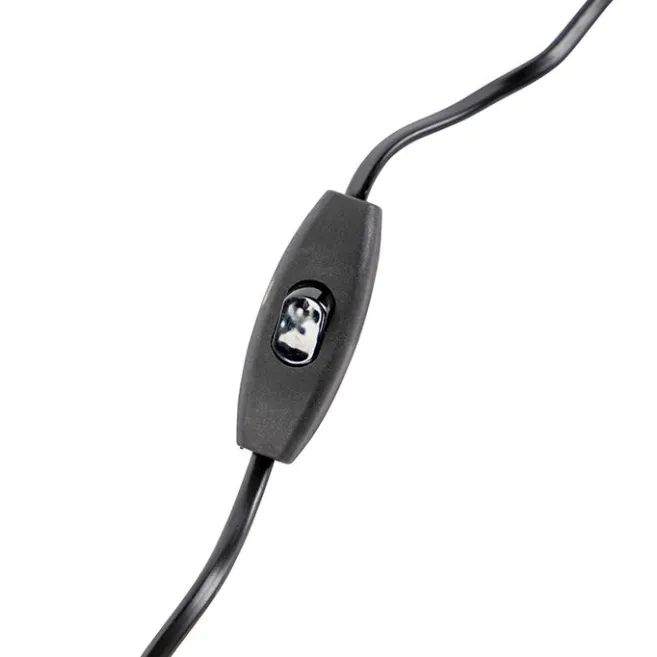 QAZQA Art Deco Tischlampe Bronze ohne Schirm - Diverso