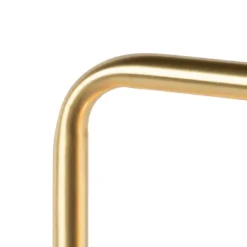 QAZQA Art Deco Tischlampe Messing - Facil