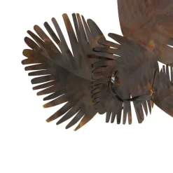 QAZQA Art Deco Wandleuchte Kupfer 76 cm 2-flammig - Lauf