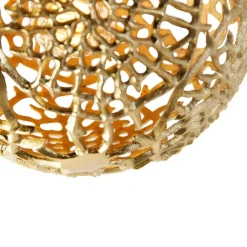 QAZQA Art-Deco-Deckenleuchte Gold mit Schwarz - Maro