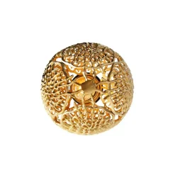 QAZQA Art-Deco-Deckenleuchte Gold mit Schwarz - Maro