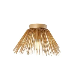 QAZQA Art-Deco-Deckenleuchte Gold mit Lichteffekt - Broom