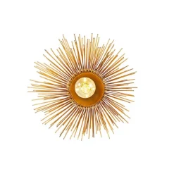 QAZQA Art-Deco-Deckenleuchte Gold mit Lichteffekt - Broom