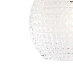 QAZQA Art-Deco-Deckenleuchte Messing mit Klarglas - Sphere