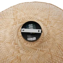 QAZQA Art-Deco-Deckenleuchte Schwarz mit Naturbambus 60cm - Alka