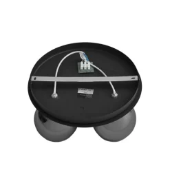 QAZQA Art-Deco-Deckenleuchte schwarz mit Rauchglas 3-flammig - Vidro