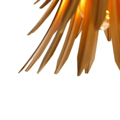 QAZQA Art-Deco-Hängelampe Gold 3-flammig - Wesley