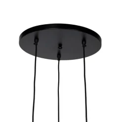 QAZQA Art-Deco-Hängelampe Gold 3-flammig - Wesley