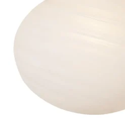 QAZQA Art-Deco-Hängelampe Gold mit Opalglas 5-flammig - Yani