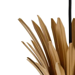 QAZQA Art-Deco-Hängelampe Gold mit Schwarz - Wesley