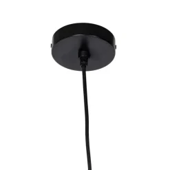 QAZQA Art-Deco-Hängelampe Gold mit Schwarz - Wesley