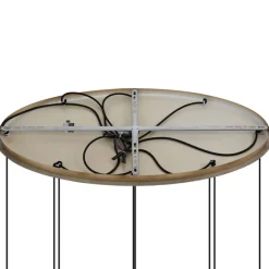 QAZQA Art-Deco-Hängelampe Gold mit Opalglas 9-flammig - Yani