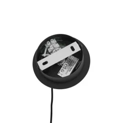 QAZQA Art-Deco-Hängelampe schwarz mit Rauchglas - Vidro