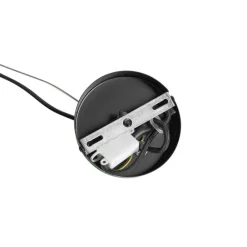 QAZQA Art-Deco-Hängelampe schwarz mit Opalglas 8-flammig rund – Uvas