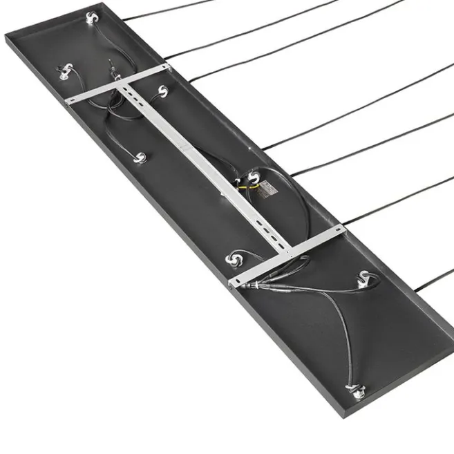 QAZQA Art-Deco-Hängelampe schwarz mit Rauchglas 8-flammig – Sandra