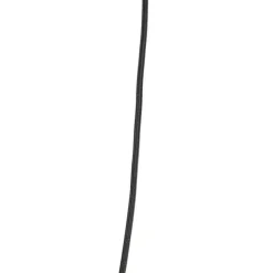 QAZQA Art-Deco-Pendelleuchte schwarz mit Rauchglas 3-flammig - Pallon