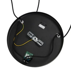 QAZQA Art-Deco-Pendelleuchte schwarz mit Rauchglas 3-flammig - Pallon